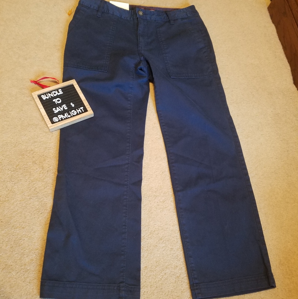 Tommy Hilfiger New Size 0 Ladies Cropped Pants Navy